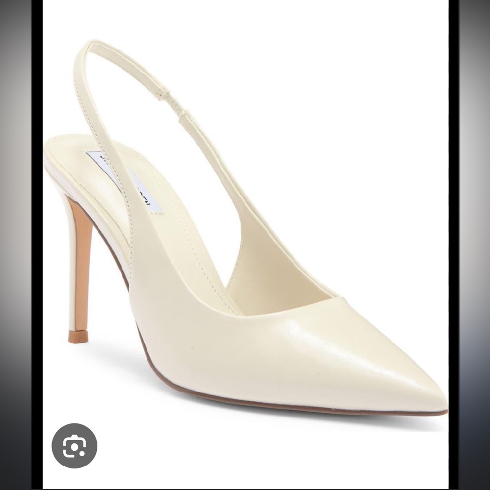 Steve Madden Juliya Cream Pointed Slingback Pump size 11